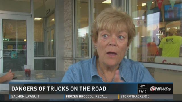 Dangers of trucks on the road